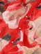 Шаль-накидка червона в принт | 4909475 | фото 5