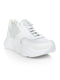 Кросівки біло-сріблясті | 4912358