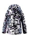 Куртка комбинированного цвета в абстрактный принт | 4856449