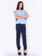 Блуза блакитна | 4919774 | фото 4