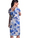 Сукня синьо-біла з квітковим принтом | 3178239 | фото 7