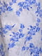 Сукня синьо-біла з квітковим принтом | 3178240 | фото 8