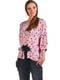 Блуза розовая в принт | 3324292 | фото 6