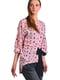 Блуза розовая в принт | 3324292 | фото 8