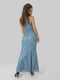 Платье серо-голубое | 4955985 | фото 2