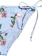 Трусы купальные голубые в цветы | 4937534 | фото 3