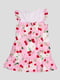 Сукня рожева у принт | 4676777 | фото 2