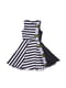 Сукня чорно-біла в смужку | 4971343