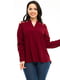 Блуза бордовая | 4917442 | фото 2