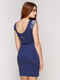 Сукня синя з принтом | 4965720 | фото 2