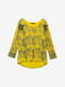Блуза желтая с принтом | 4983113 | фото 2