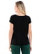 Блуза серо-черная с принтом | 5014287 | фото 3