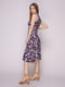 Сукня фіолетова в квіти | 5029851 | фото 3