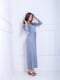 Класичне плаття-максі сіре | 5036150 | фото 2