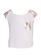 Блуза біла з квітковим принтом | 4419839 | фото 3