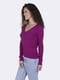 Пуловер фиолетовый | 5049745 | фото 2