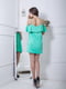 Платье мятного цвета | 5036376 | фото 3