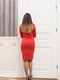 Платье красное | 5036780 | фото 2