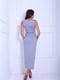 Сукня сіра з трикутним вирізом декольте | 5036102 | фото 4
