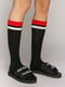Гольфи-шкарпетки з червоними смугами | 5029270 | фото 2