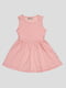 Платье розовое в принт | 5057507