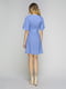 Платье голубое в горошек | 5080250 | фото 3