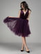 Платье темно-фиолетовое | 2949501 | фото 2