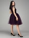 Платье темно-фиолетовое | 2949501 | фото 4