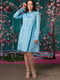 Платье-рубашка голубое | 5081945