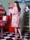 Сукня кольору пудри в квітковий принт | 5081963 | фото 2