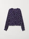 Блуза фіолетова у квітковий принт | 5047075 | фото 5