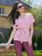 Блуза персикового цвета в принт | 5091652 | фото 3