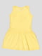 Платье желтое с принтом | 5082223 | фото 2