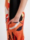 Платье оранжевое в принт | 5096493 | фото 3