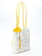 Рюкзак-сумка біло-жовтого кольору з квітковим принтом | 5096780 | фото 2