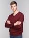 Пуловер бордовий | 5082252