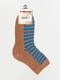 Шкарпетки коричнево-сині | 4843162