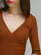 Пуловер коричневый | 3222676 | фото 3