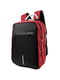 Рюкзак чорно-червоний | 5087431