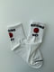 Шкарпетки білі з принтом | 5106988