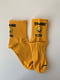 Шкарпетки жовті з принтом | 5106990