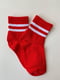 Шкарпетки червоні в смужку | 5107025