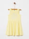 Сукня жовта з принтом | 5075223