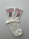 Шкарпетки біло-рожеві | 5106978