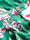 Блуза зеленая с цветочным принтом | 5099198 | фото 3