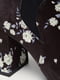 Ботильйони коричневі з квітковим принтом | 5107629 | фото 3