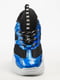 Кроссовки черно-голубые | 5108271 | фото 4