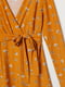 Блуза гірчичного кольору з квітковим принтом | 5113344 | фото 2