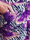 Сукня фіолетова у принт | 5117049 | фото 2