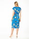 Сукня блакитна з квітковим принтом | 5115923 | фото 3